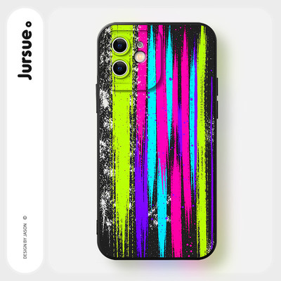 JURSUE Ốp lưng Nghệ thuật trừu tượng tối giản chống sốc chống bẩn mềm cho iPhone 17 Air 16 15 14 13 12 11 PRO MAX SE 2020 X XR XS ip 8 7 Plus MZ5070671Q