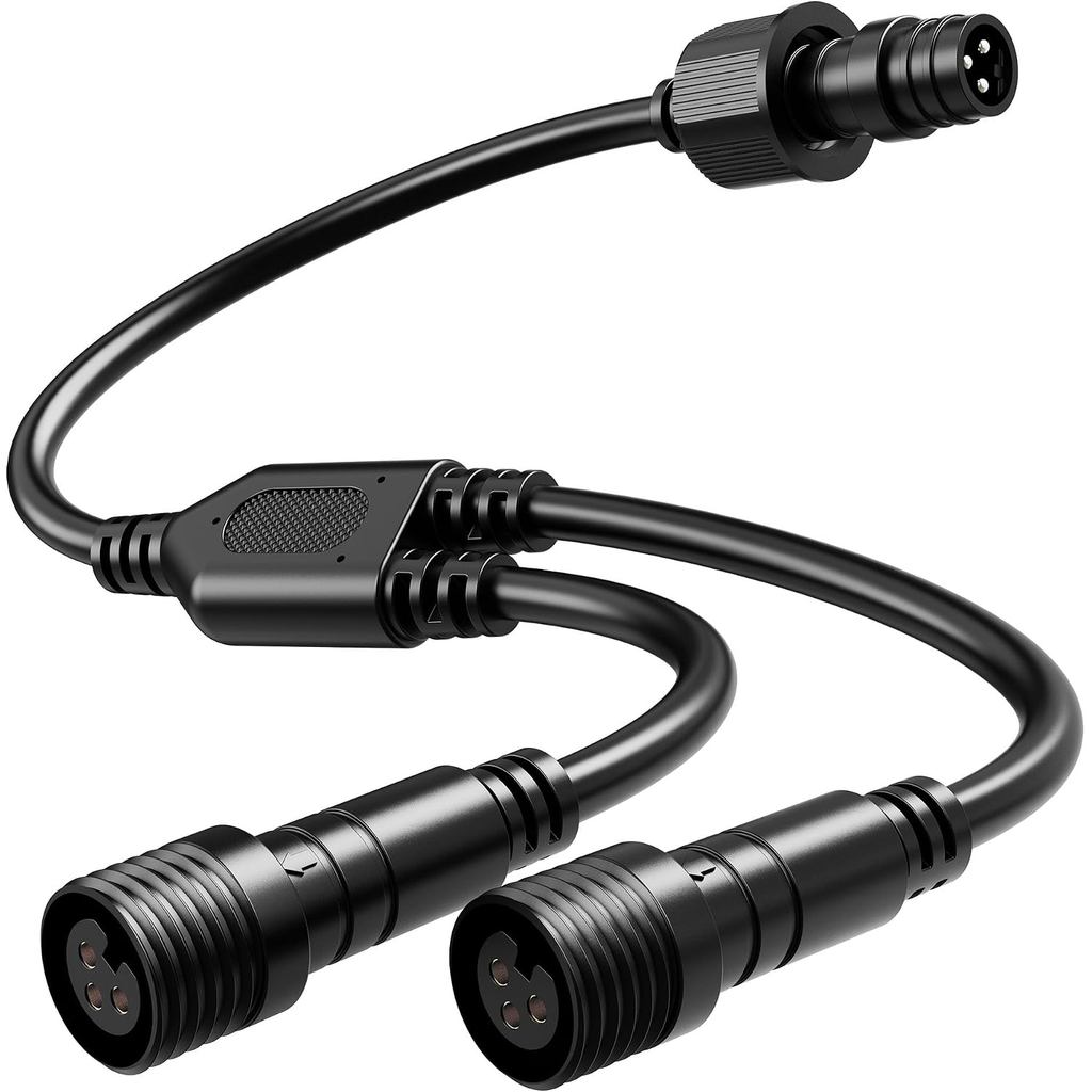 Đầu nối chữ Y cho đèn dây ngoài trời thông minh Govee 2, Cáp nối dài hình chữ Y chống nước IP68 Tươn