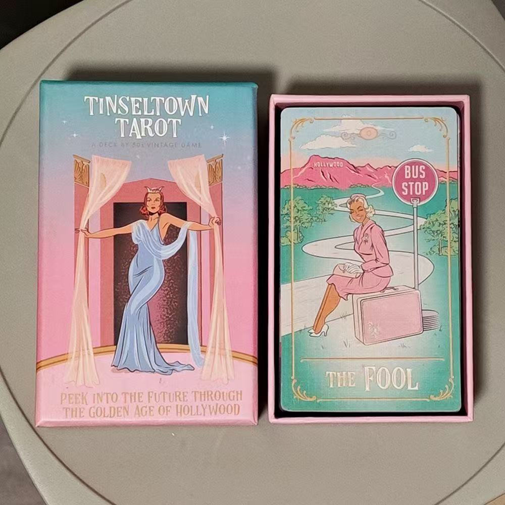 Heaven and Earth Cover 12 * 7cm Sullivan Tarot Panwait Bảng tiếng Anh Trò chơi bài Tinseltown Tarot
