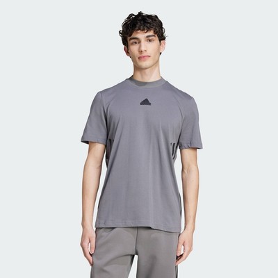 adidas Phong cách sống Áo Thun 3 Sọc Future Icons Nam Xám JI6325