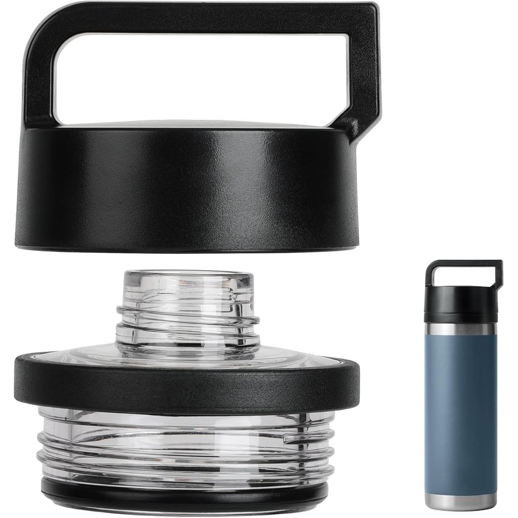 Chug Cap cho chai Rambler YETI, nắp vặn tương thích với chai YETI Rambler 18oz / 26oz / 36oz / 64oz