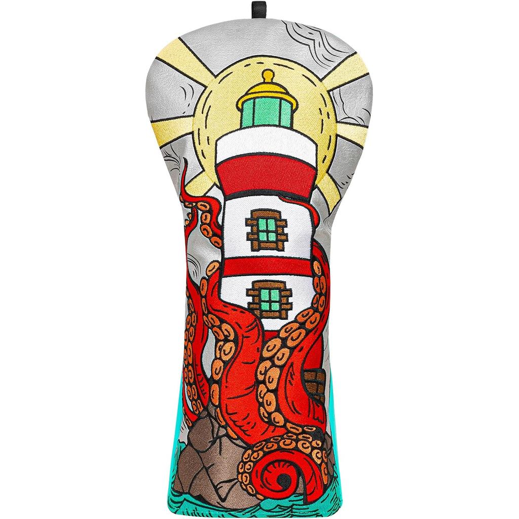 Craftsman Câu Lạc Bộ Golf Head Cover Kraken Bạch Tuộc Driver Headcover Câu Lạc Bộ Golf Dành Cho Ngườ