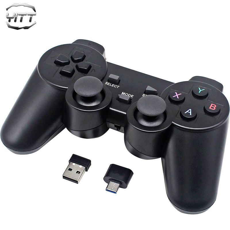 Tay cầm chơi game không dây Ps3 Kết nối TV Box Điện thoại Android Tay cầm chơi game USB đa năng 2.4G