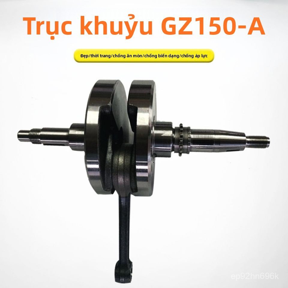 Trục khuỷu/dên xe máy Suzuki EN150-A/GZ150-A kèm bạc đạn độ bền cực cao