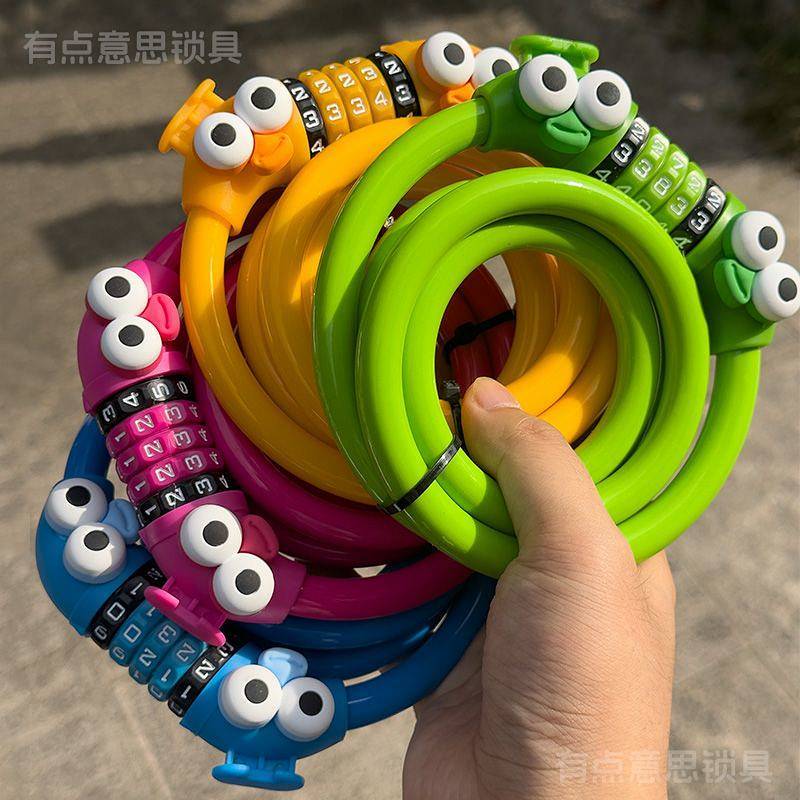 Bicycle Security Lock Bicycle Password Lock Mountain Bike Road Anti-Theft jiq4