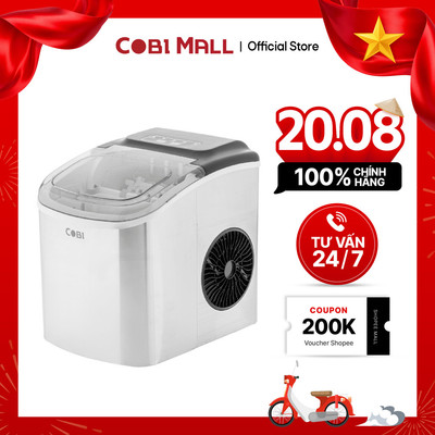 [Hỏa tốc HCM] Máy Làm Đá COBI CB-12H Dung Tích 12kg/ Ngày Thích Hợp Quán Cà Phê, Gia Đình
