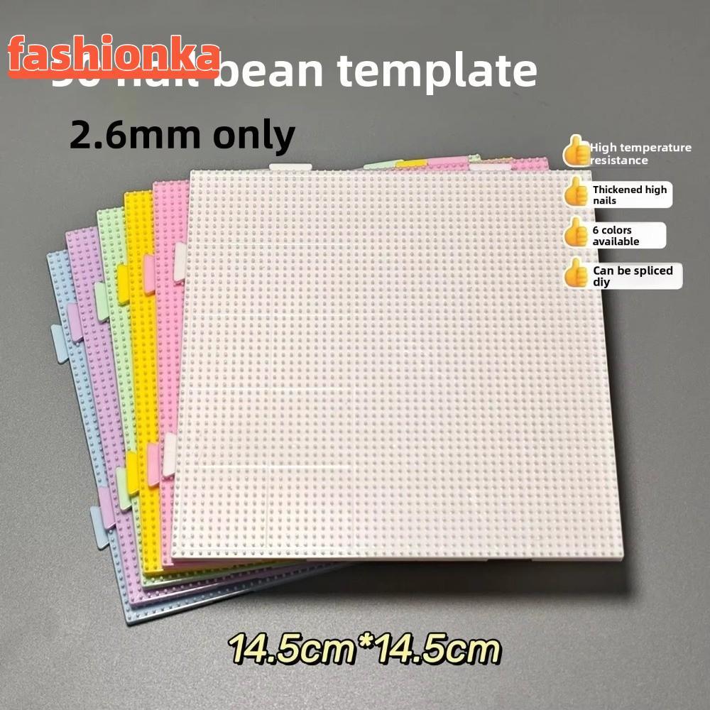 FASHIONKA Perler Hama Beads, DIY Make Puzzle Square Fuse Beads Pegboards, Handmade Crafts Decor 52 *