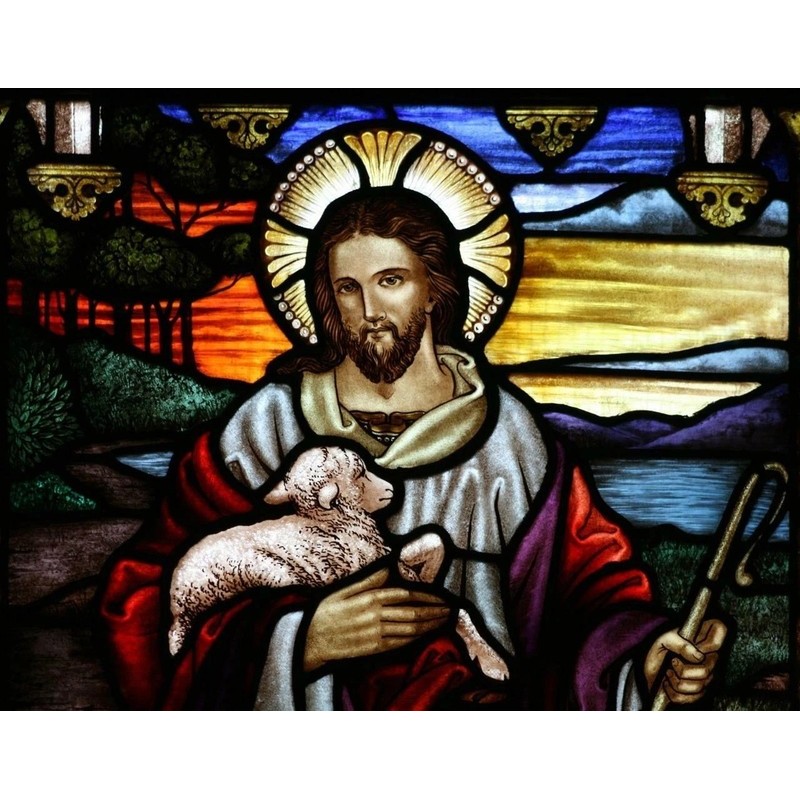 JESUS CHRIST LAMB GETHSEMANE in hình poster in trang trí nội thất