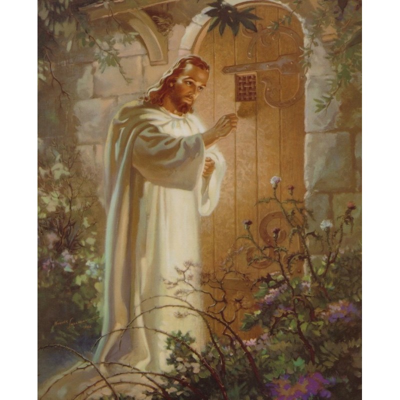 JESUS KNOCKING Công Giáo In Hình poster Trang Trí Nhà