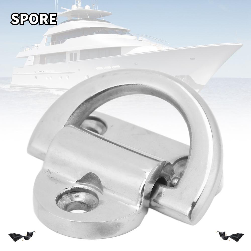 SPORE Deck Folding Pad Eye, Gấp 316 Thép không gỉ Marine Folding Pad Eye, Marine Grade Accessory D R