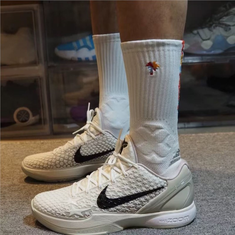 Kobe6Basketball Giày Kobe6War Boots Xanh Hornet Cam Bạc Chống Trơn Trượt Nam Nữ Thiết Thực Đệm Khí Đ