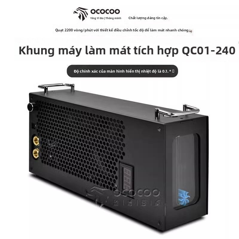 Bộ tản nhiệt nước rời 240 cho laptop/ITX/CPU/GPU Yingbo QC01 mát mẻ