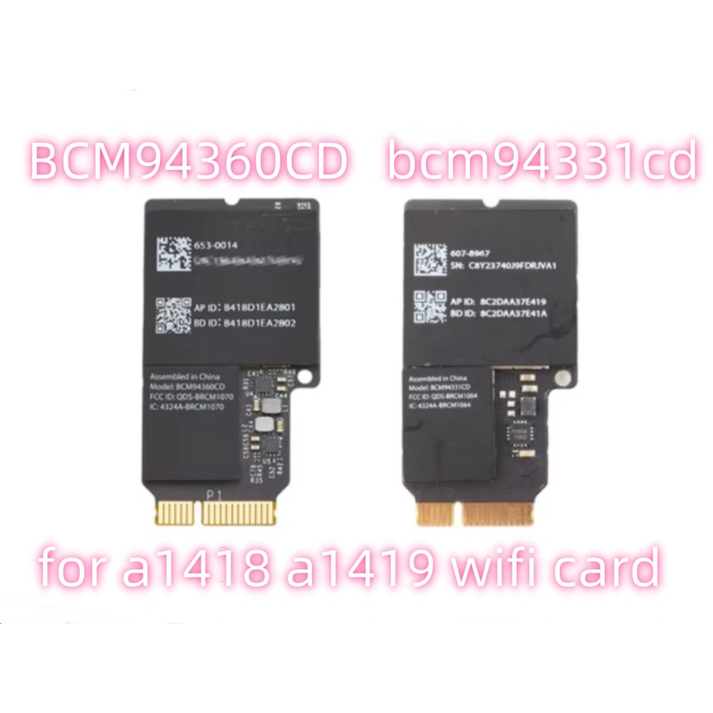 Mới Dành Cho Apple iMac 21 "A1418 A2116 27" A1419 A2115 Wifi Sân Bay Không Dây Mô Đun BCM94331CD BCM