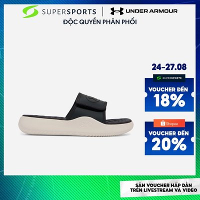 Dép Quai Ngang Nữ Under Armour Ignite Pro 8 - Đen - 6000033-024 ADS16