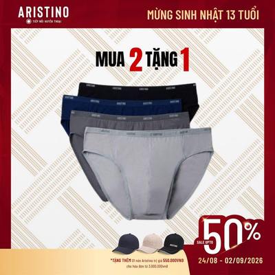 COMBO 3 Quần lót Brief nam Bamboo sợi tre kháng khuẩn thấm hút co giãn thoải mái DBO0114