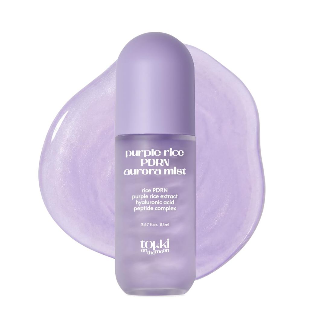 Sương mù Aurora Rice PDRN | Xịt dưỡng ẩm mặt | Hỗ trợ rào cản da & Phát sáng rạng rỡ | Da mất nước &