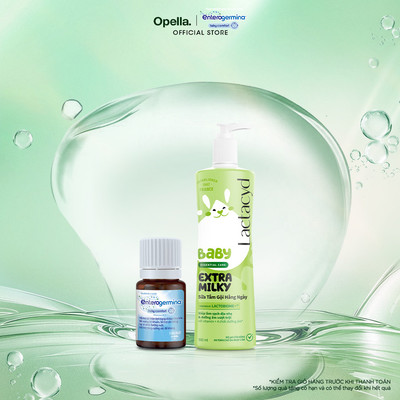 Men vi sinh Enterogermina Baby Comfort Lọ 8ml + Sữa Tắm Gội Trẻ Em Lactacyd Milky 500ml
