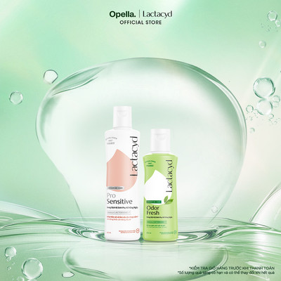 Bộ Dung Dịch Vệ Sinh Phụ Nữ Lactacyd Odor Fresh Ngăn Mùi 24H 150ml + Pro Sensitive Cho Da Nhạy Cảm 250ml