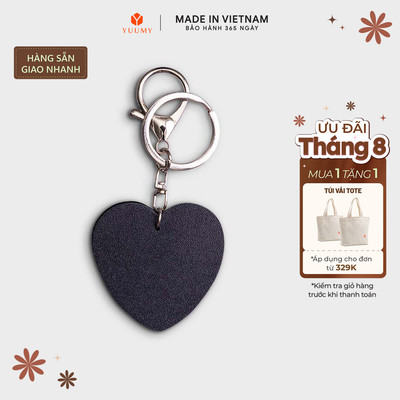 Ví Yuumy (Thời trang nữ nắp gập cỡ nhỏ - Móc khóa da Seasand YMK21)