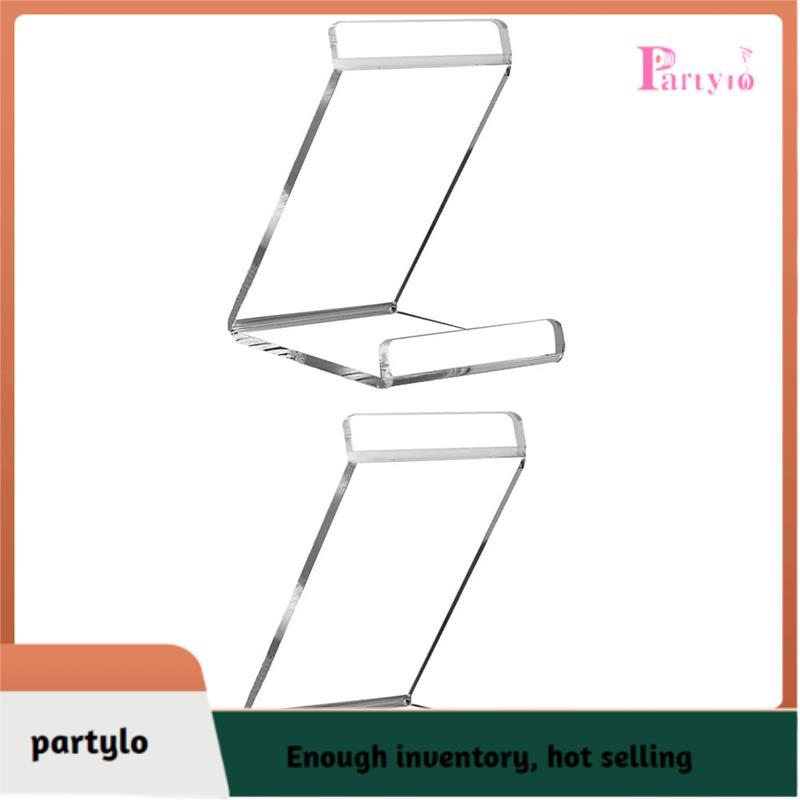 [partylo] Đế trưng bày bản ghi -Clear Acrylic Now Playing LP Cover Holder cho máy tính để bàn / Để b