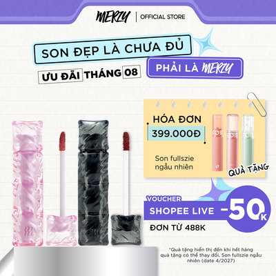 COMBO 2 Son Merzy Puffer Velvet Tint 3.7g + Merzy Water Fit Blur Tint 3.7g
