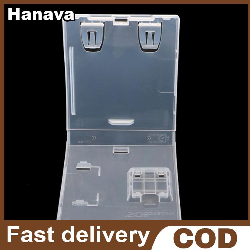 (Hanaya) Hộp bảo vệ hộp đựng thẻ trò chơi thay thế màu trắng trong suốt cho NDS Lite NDSL GBA Phụ ki