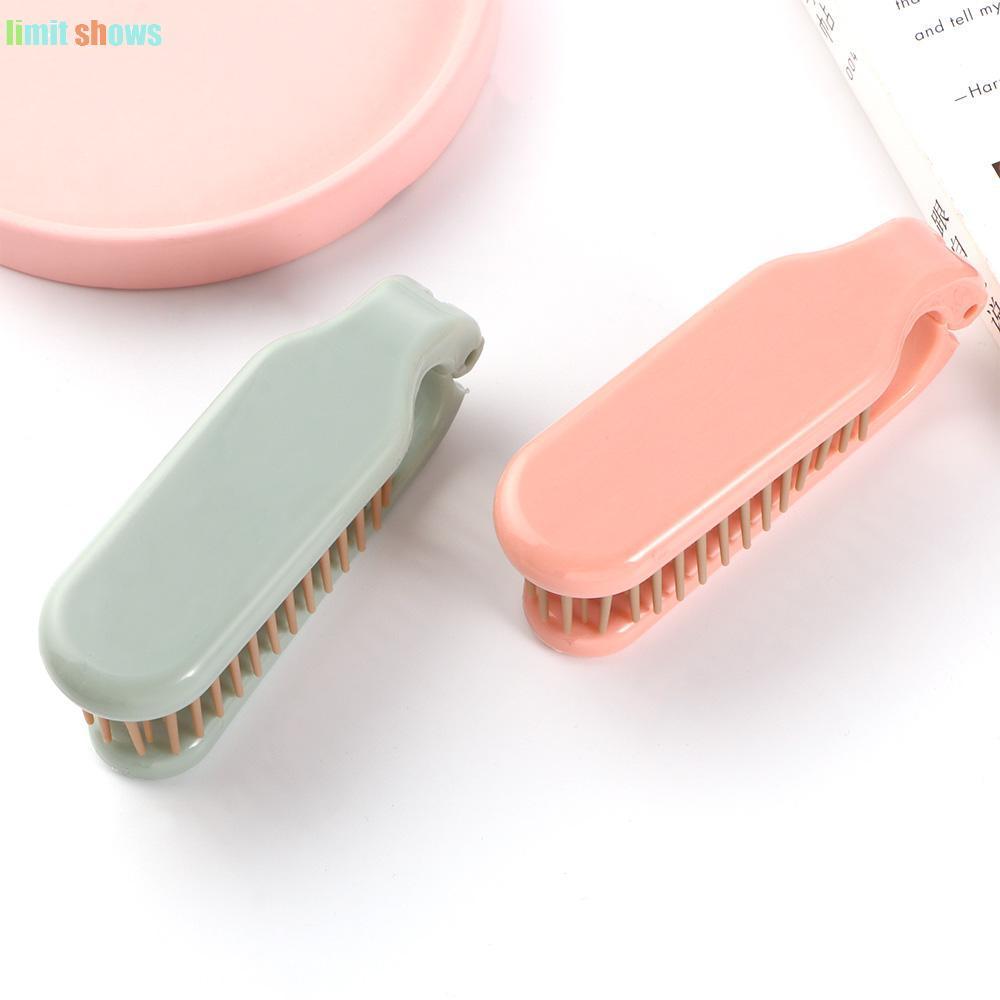 GIỚI HẠN SHOWS Lược Chải Tóc Có Thể Gập Lại 1 Màu Xanh Hồng Mềm Răng Tạo Kiểu Tóc Phụ Kiện