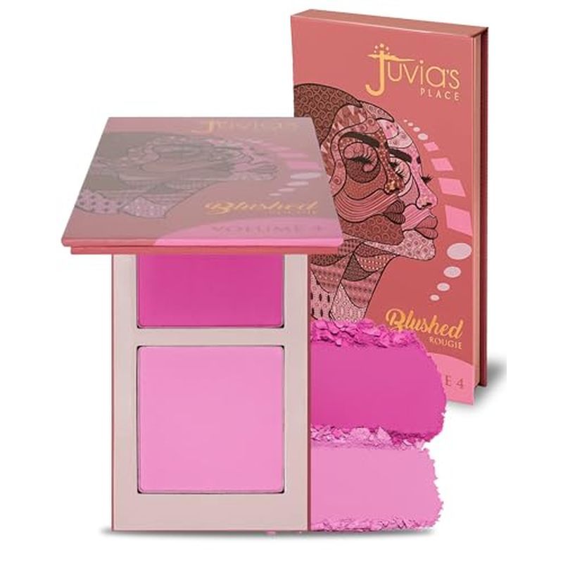 Juvia 's Place Duo Blush Tập 4 - Phấn má hồng mờ để trang điểm Cheeks
