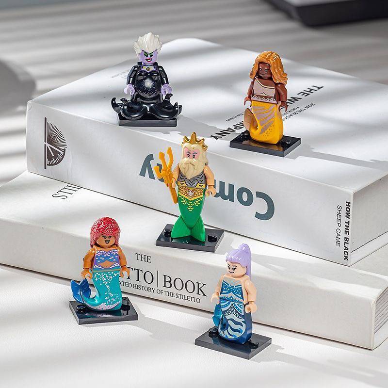 Building Blocks Doll Villain Chouchoule Girl Series Mermaid Building Blocks Toy Applicable Ec9k