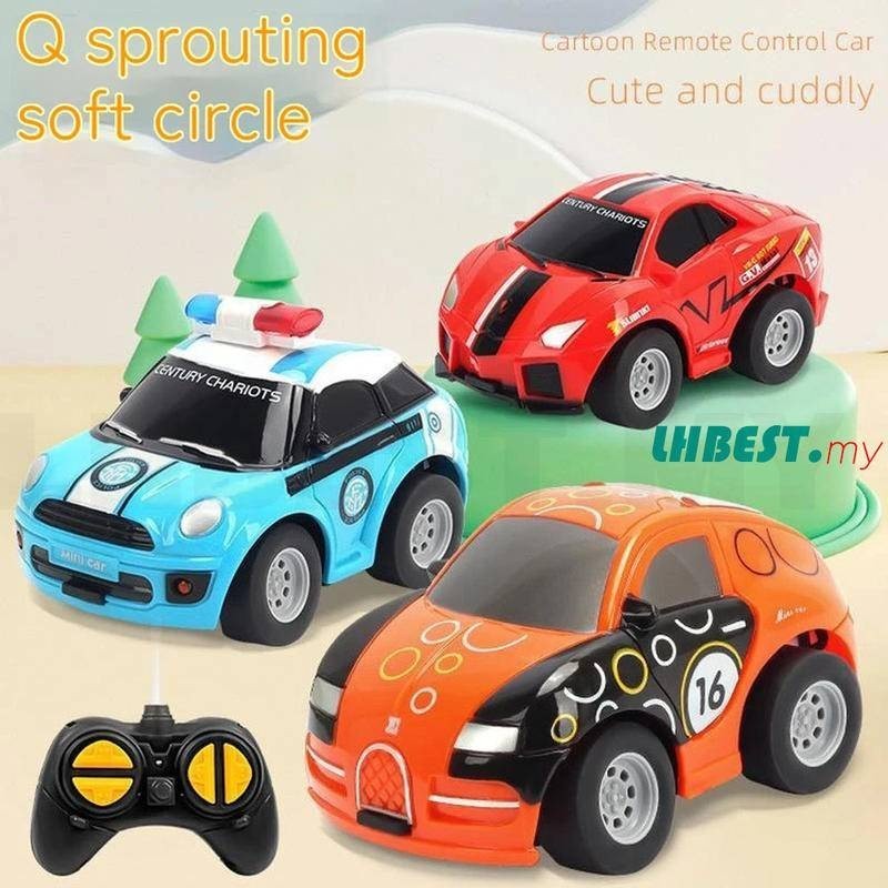 Mini Cute Car Cartoon Remote Control  Toddler Toys RC Car for Kids Car for Boys Girls Gifts for Chil