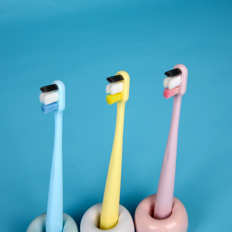 Hoạt Hình Phong Cách D Bàn Chải Đánh Răng Trẻ Em-Year-Old Gói Đơn Nhiều Màu Sắc Mịn Mềm Lông Bảo Vệ 
