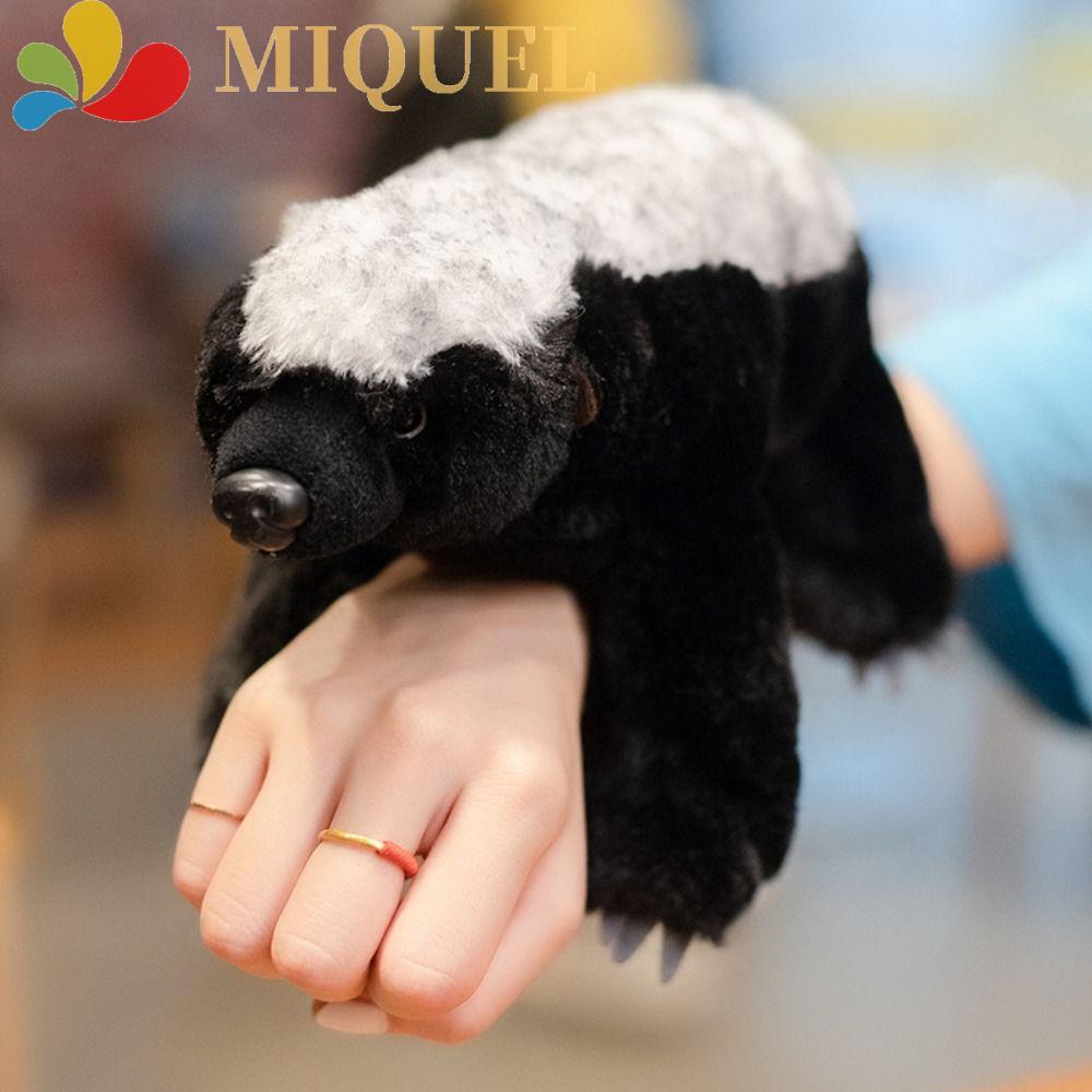 MIQUEL Badger Mật Ong Đồ Chơi, Búp Bê Nhồi Bông Trang Trí Phòng Badger Mongoose Sang Trọng, Gối Sang