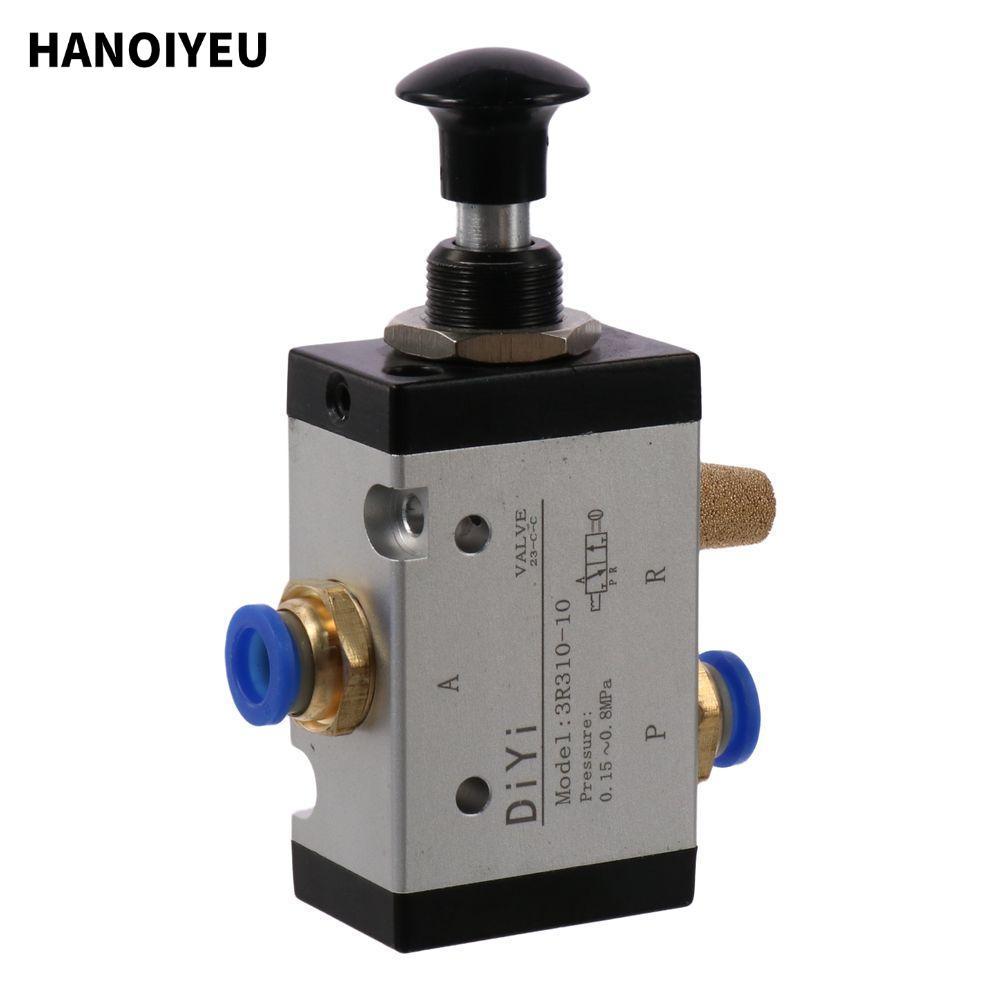HANOIYEU Van điện từ, Khí nén Tay không khí 3r210-08, 3 chiều 2 vị trí 1/4 "PT