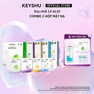 Combo 2 Hộp Mặt Nạ KEYSHU 10 Miếng 30ML Dưỡng Ẩm, Làm Sáng Da, Hỗ Trợ Ngăn Ngừa Lão Hóa