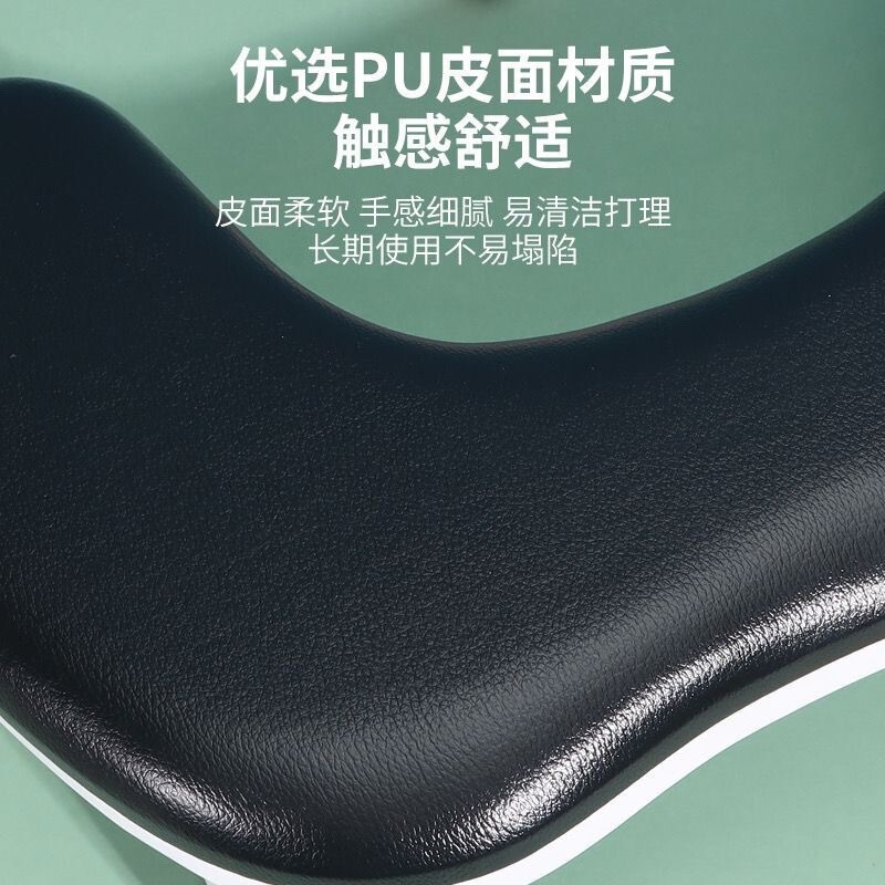 Sg Seller Russian Butterfly Manicure PU Leather Hand Pillow Cushion Set Premium Light Luxury Gray Wh