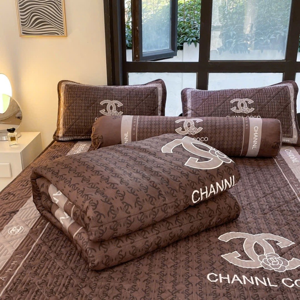 Set nỉ nhung tuyết  5 món Chanel nhà Bơ house- SP009