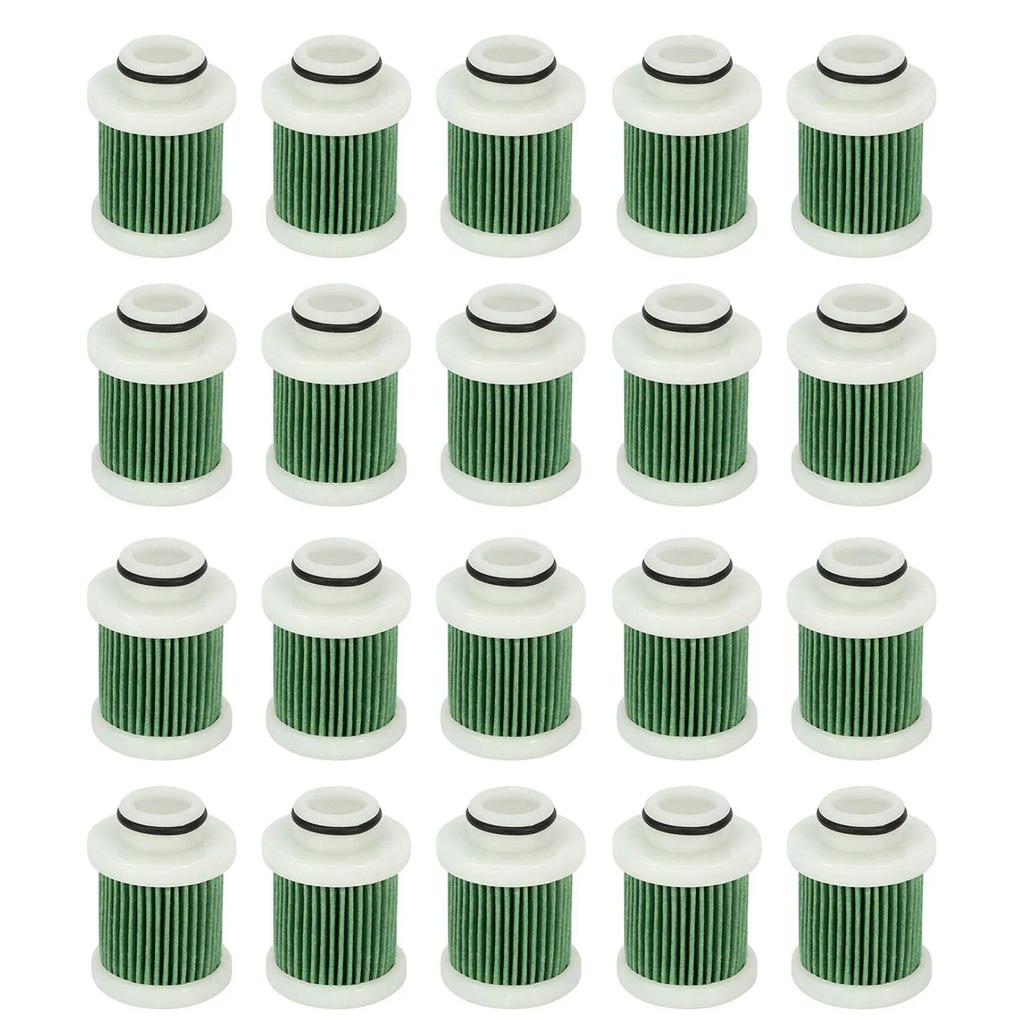 20 Chiếc 6D8-WS24A-00 Bộ Lọc Nhiên Liệu 4 Kích Cho Yamaha 40-115Hp F40A F50 T50 F60 T60 Động Cơ Biển
