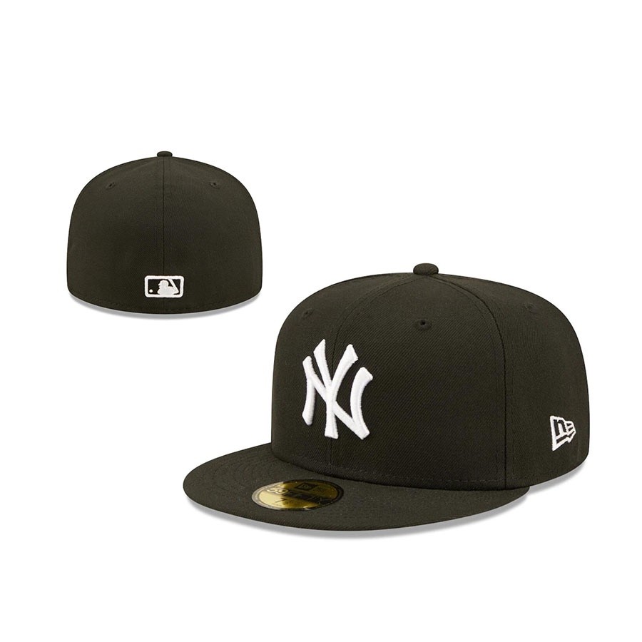 New York Yankees Full Cap MLB 59FIFTY Mũ Gần Được Trang Bị Mũ Thêu Thể Thao Nam Nữ Mũ (unisex)