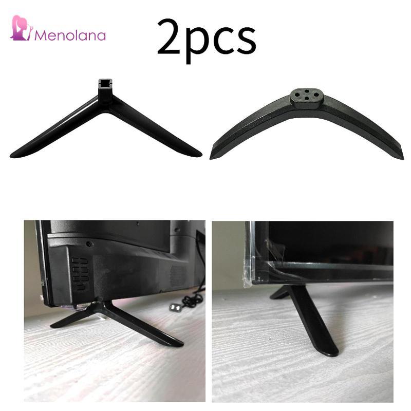 2 Chiếc Để Bàn Tivi Gắn Phụ Kiện Tivi Có Ốc Vít Chống Trơn Trượt 24in / 43in