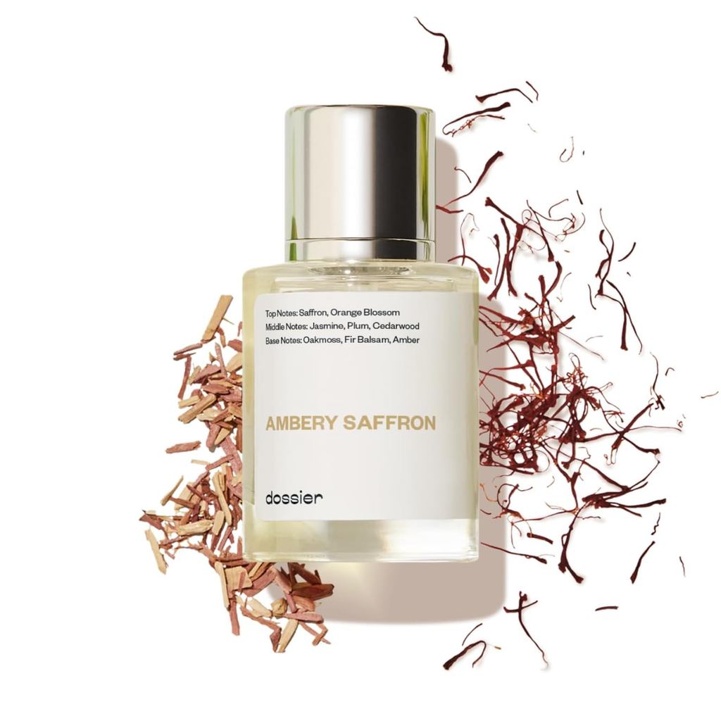 Dossier - Ambery Saffron - Eau de Parfum - Lấy cảm hứng từ Baccarat Rouge 540 - Hương thơm lâu trôi 