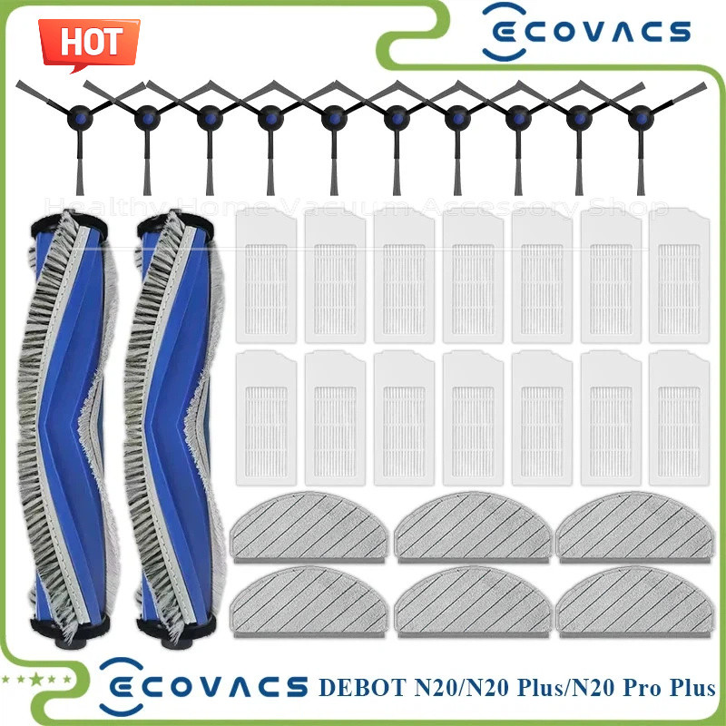 Thích Hợp Cho Ecovacs DEBOT N20 / N20 PLUS / N20 PRO PLUS Robot Hút Chân Không Thay Thế Phụ Kiện Con