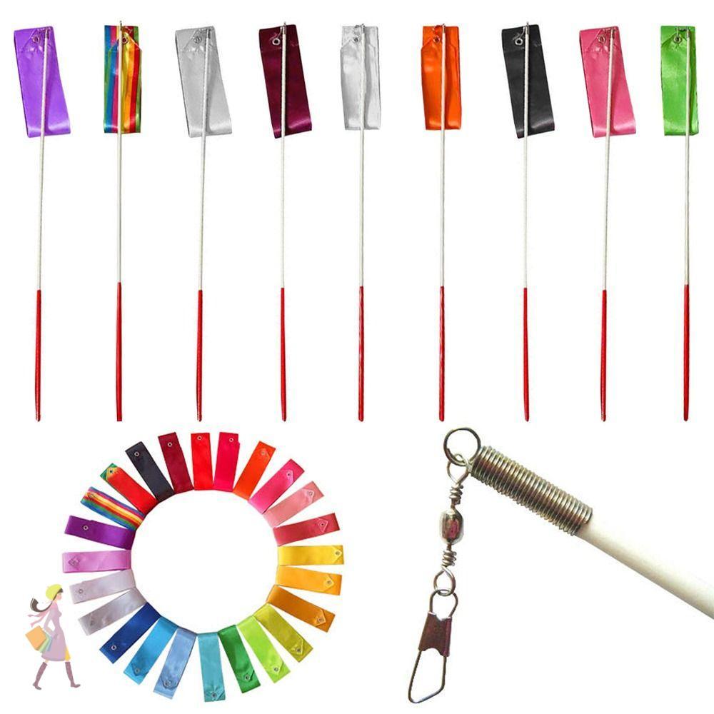 ANNICE Dance Ribbon Phụ kiện Streamer Twirling Rod Đồ chơi trẻ em Nhảy múa