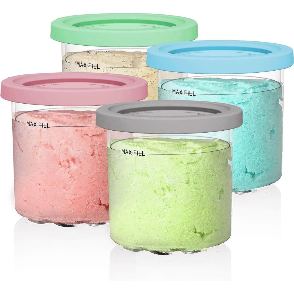 4 x Hộp đựng cho Ninja y NC300EU NC301EU - Máy rửa chén an toàn, không chứa BPA, chống rò rỉ cho phụ
