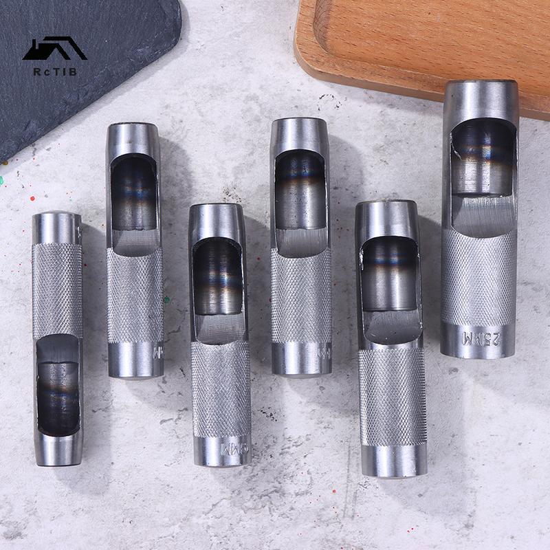 < RcTlB > 1 Da Đấm Lỗ 3-25MM Da Tròn Thủ Công Lỗ Rỗng Đục Lỗ Cho Kim Loại Miếng Đệm Da Cao Su Nhựa.