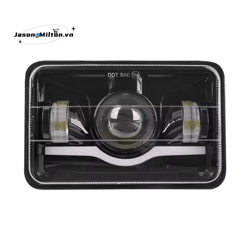 Đèn Pha Cho DRZ400S DRZ400SM DRZ250 DRZ400 DRZ400E 4 "X6" Máy Chiếu Ống Kính Hình Cầu Đèn Pha LED H4