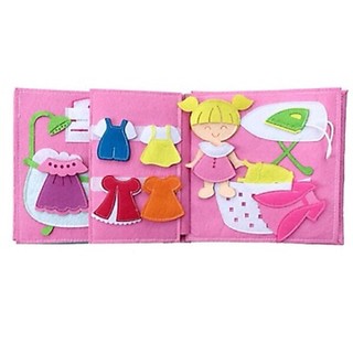 Sach vải búp bê