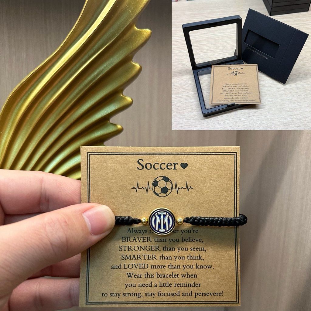 ❈ AC 米 ❈ ❥ ❈ 米 ❈ ❈ ❈ ❈ ❈ ❈ ❈ ❈ ❈ ❈ ❈ ❈ ❈ ❈ ❈ ❈ Dây đen Vòng tay chu vi AC Milan Inter Milan Vòng tay