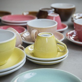 Ly Cà Phê Egg 80ml Espresso Cup & Saucer (Màu Potters) - Loveramics