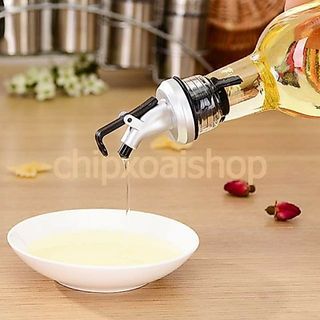 Chai Rót Dầu Ăn Thủy Tinh Chai rót  mắm giấm có nắp chống rò rỉ tiện dụng