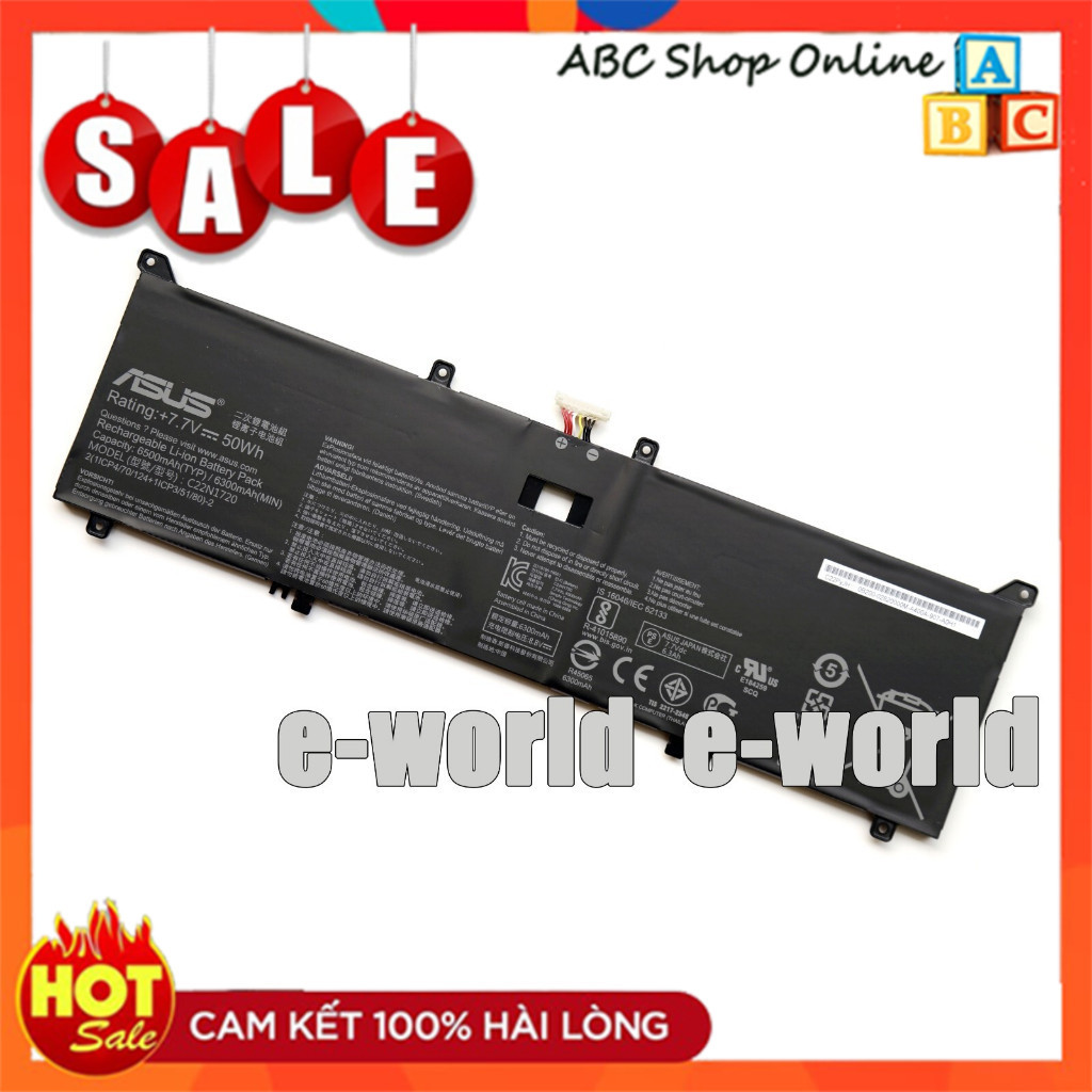 Pin Laptop Asus ZenBook S UX391 UX391U UX391FA UX391UA C22N1720 C22PYJH